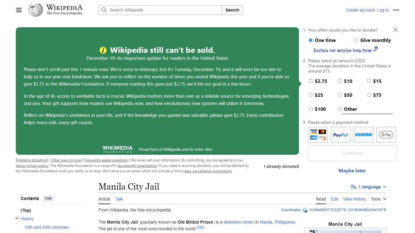 Manila City Jail - Wikipedia